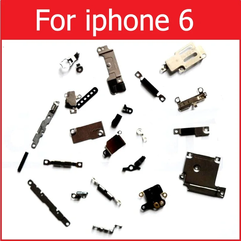 For iphone 6 Полный корпус, внутренние маленькие металлические железные детали для iPhone 4, 4S, 5, 5c, 5S, 6, 6s plus, маленький держатель, кронштейн, защитная пластина, комплект, запчасти для телефона - Цвет: For iphone 6