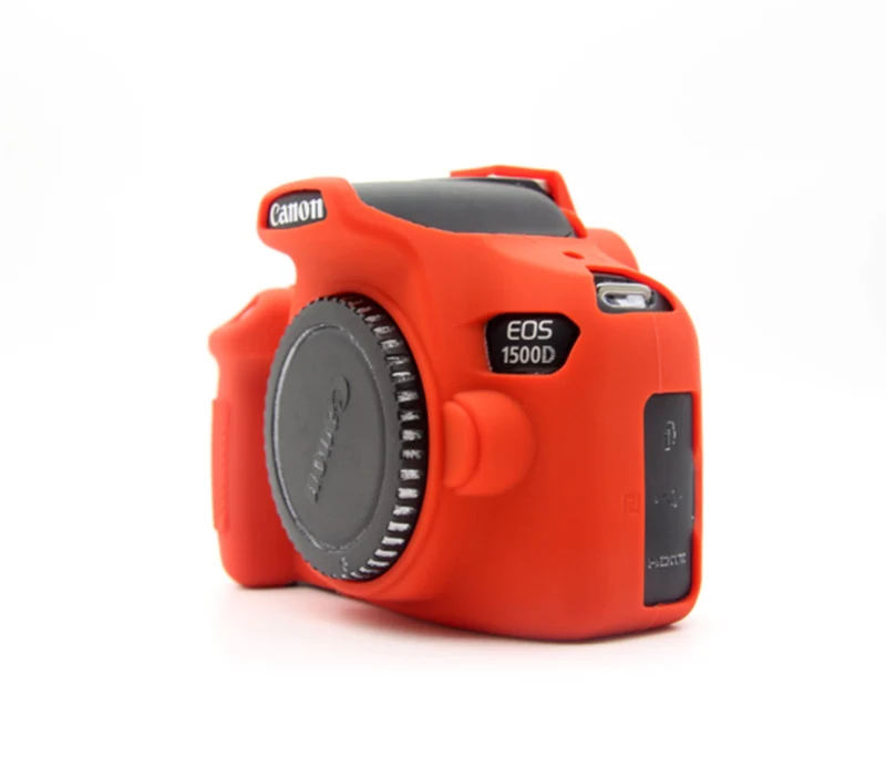 Силиконовый чехол для камеры Canon EOS 1500D 1300D 2000D Rebel T6 Kiss X80, резиновый чехол для камеры DSLR