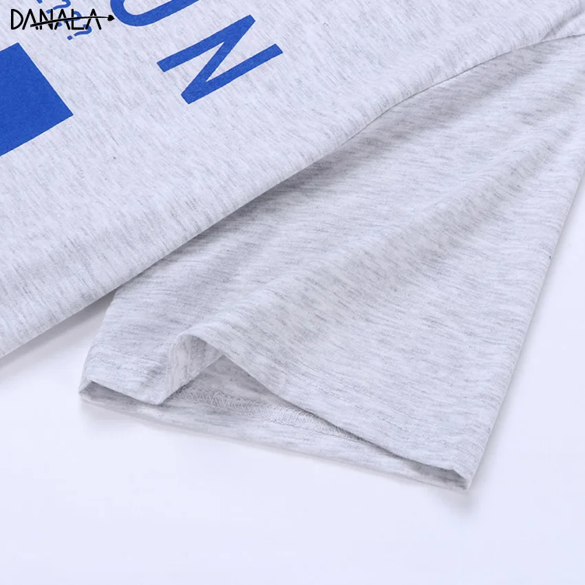 DANALA Casual Pajamas Man Set 2019 Short Sleeve Cotton Supple Nightwear Summer Gray And Blue Home Clothes For Vogue | Мужская одежда