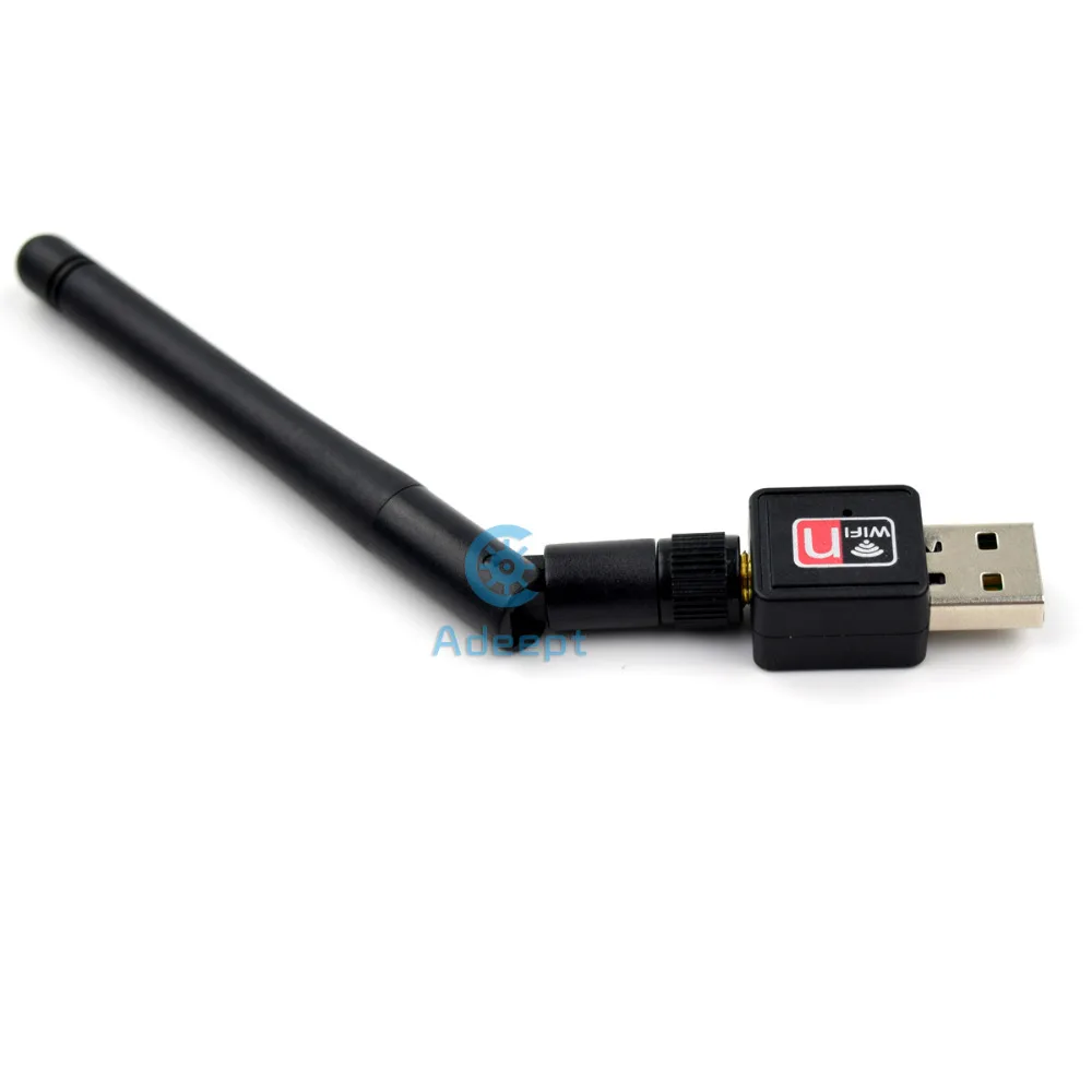 Adeept Новинка USB WiFi беспроводной адаптер ключ LAN Карта 802.11n/g/b Антенна для Raspberry Pi