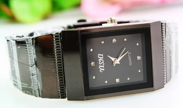 Free shipping wholesale stainless steel square watch mens luxury watches fashion A0913 | Наручные часы