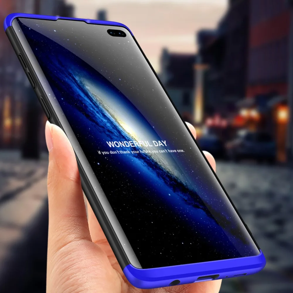 Жесткий ударопрочный матовый чехол из поликарбоната для Galaxy S10 S10e с полной