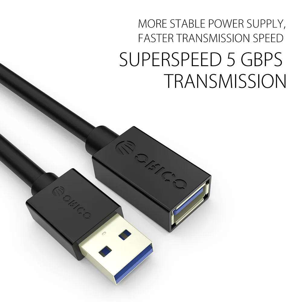 ORICO USB к 3 0 Супер Скоростной тип A папа женскому Удлинительный Кабель кабель для