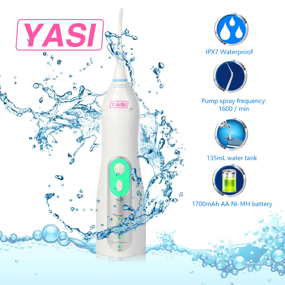 Yasi ys831 Ирригатор для полости рта Перезаряжаемые воды Вышивка Крестом Нить er