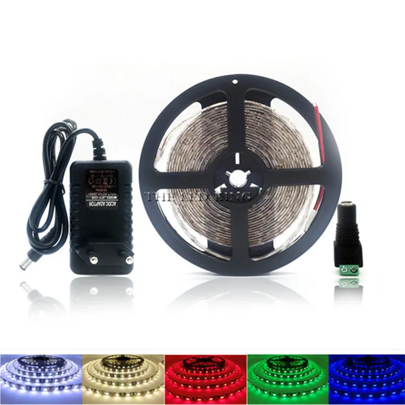 Светодиодный ленточный светильник 1 м 3 5 RGB SMD 2835 12 В гибкая светодиодная лента с