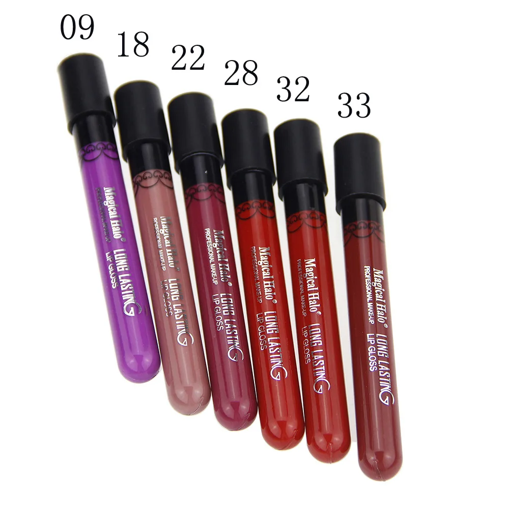 Новинка высокое качество супер цвет матовый бархат блеск для губ не выцветает