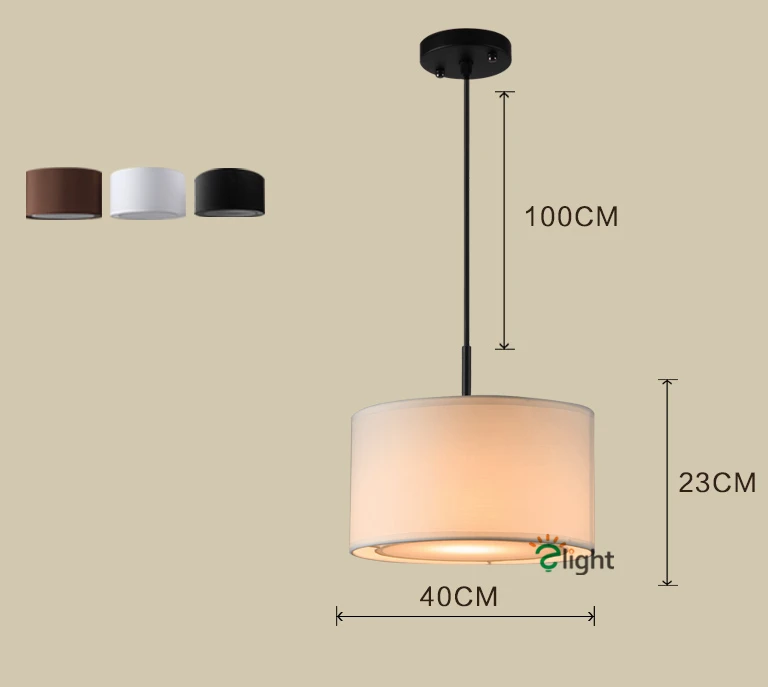 1 light dia40cm Современный минимализм светодиодная Люстра для гостиной неправильный блеск E27 ткань оттенков люстра освещение, лампа для установки в помещении светильники - Цвет абажура: 1 light dia40cm