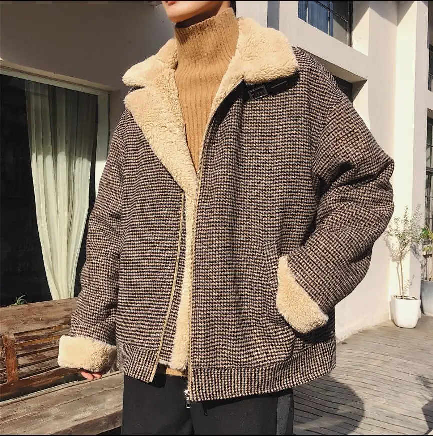 M-xl мужское пальто из овечьей шерсти на осень и зиму зимние куртки с лацканами