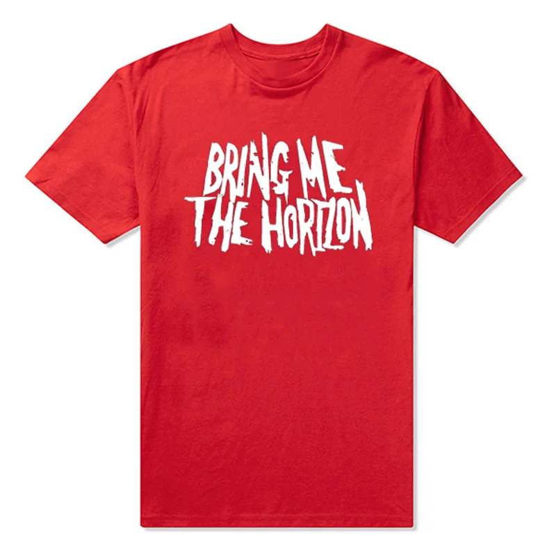 Бесплатная доставка Bring Me the Horizon футболки Для мужчин хлопок O Средства ухода за