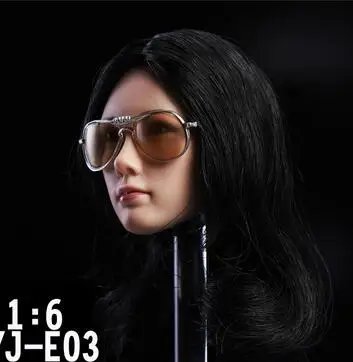 Коллекционные 1/6 авиаторы модная модель солнцезащитных очков MK47 Tony очки для 12 дюймов фигурка куклы - Цвет: E03