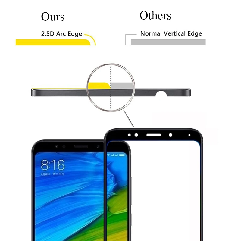 Закаленное стекло 9H для Xiaomi Pocophone F1 Mi 9 8 A2 A1 Lite Redmi Note 4 x 7 6 5 5plus Pro Защитная пленка