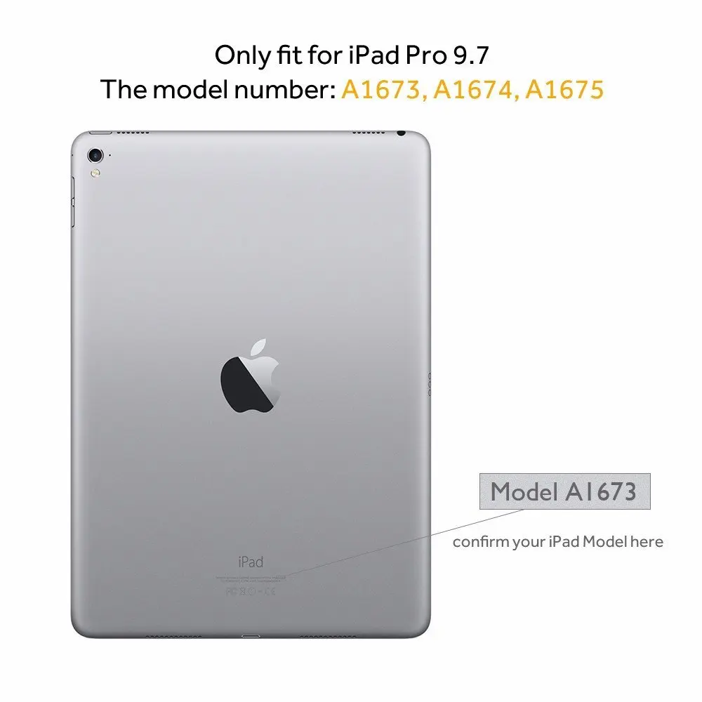 Чехол для iPad Pro 9 7 дюйма умный чехол-книжка из искусственной кожи Easyacc с функцией