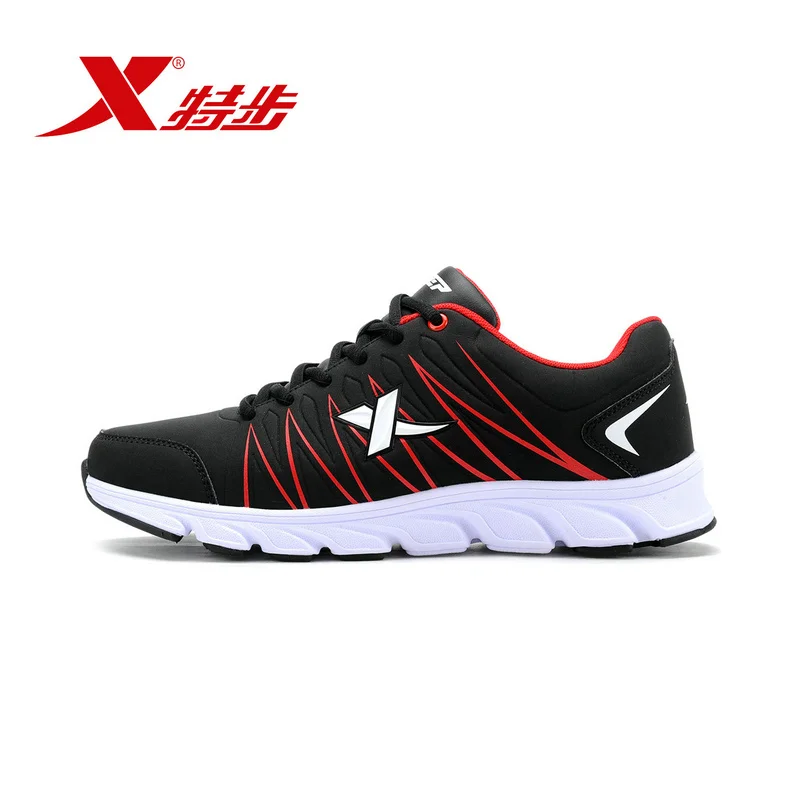 984119119517 XTEP Black Elasticity Professional Outdoor Sports Rubber Sneakers Athletic Trainers Men's Running Shoes | Спорт и