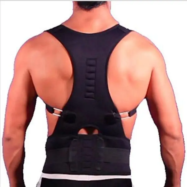 

Adjustable Posture Back Support Corrector Belt Band Back Straightener Lumbar Brace Shoulder Braces & Supports Health Care