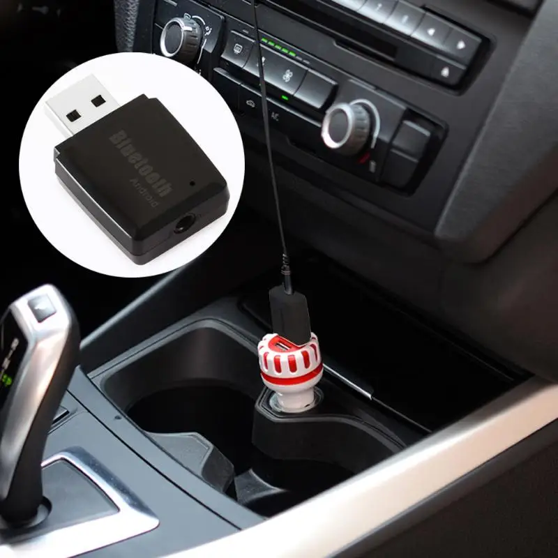Новый стиль мини USB Bluetooth 4 1 адаптер автомобильный аудио приемник кабель коробка