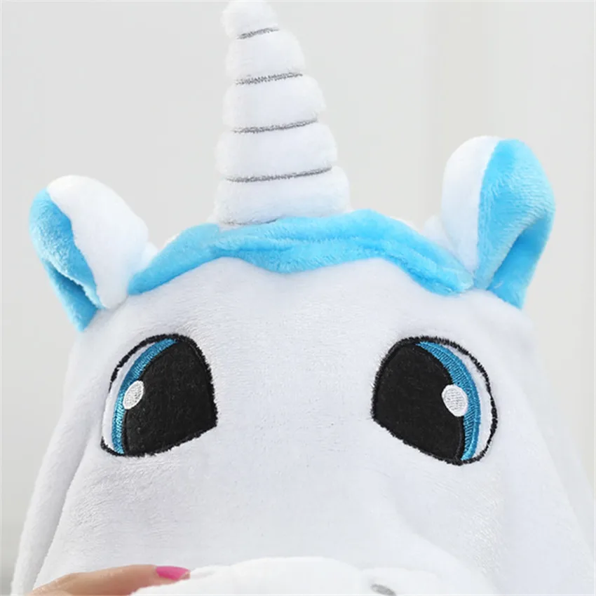 Adult Cosplay Unicorn Anime Pyjamas Blue And Pink Pajamas Unixes Animal Costume Carnaval Fancy Dress Cos 03 | Тематическая одежда