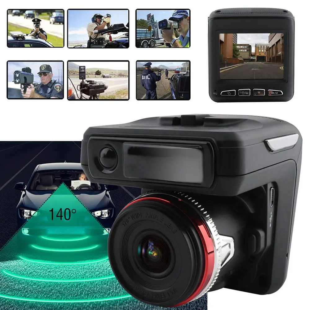 2,4 дюймов 720p 120 градусов широкоугольный объектив светофора X7 изысканный радар лазер