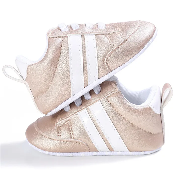 

Newborn girls boys Brand sneakers Toddler Moccasins baby shoes PU Leather first walker shoes soft sole 0-18M