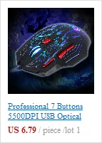 Хит 5500 dpi 7D светодиодный оптический USB Проводная игровая профессиональная мышь Мыши для ПК ноутбука ПК Компьютерная мышь оптическая Для imac PRO macbook ноутбука
