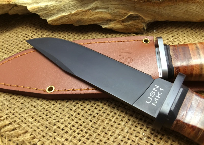 2 варианта! KA-BAR USN MK1 туристический нож с фиксированным клинком 7Cr17Mov лезвие