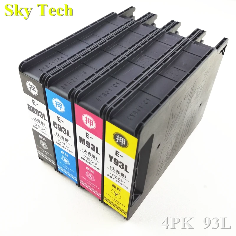 4PK 93L пигмент Совместимый картридж для ICBK93 BKCMY Epson PX S7050 M7050F M7050FP S7050PS|compatible