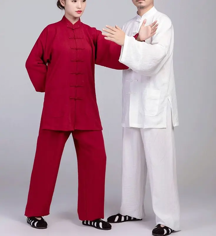 20 цветов унисекс лето и весна высокое качество лен Wudang tai chi костюм боевые