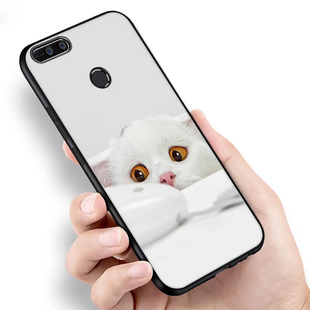 IYICAO Lovely refined rabbit Cat Soft Phone Case for Huawei Honor 6A 7A 9X 20 Pro 7C 7X 8 9 10 Lite 8X 8C Note View |