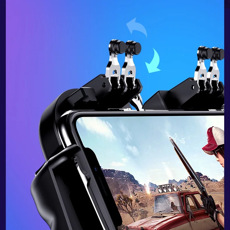 Кулер для смартфона, охлаждение для смартфона с контроллером, геймпад, 6 пальцев, джойстик, кулер, аккумулятор