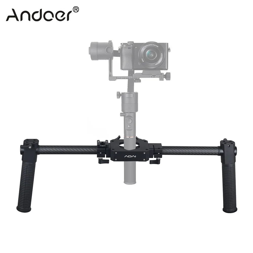 Andoer Двойная Рукоятка Кронштейн ручной комплект для руля ZHIYUN Crane Plus 2 V2 FEIYU a1000 a2000 G6