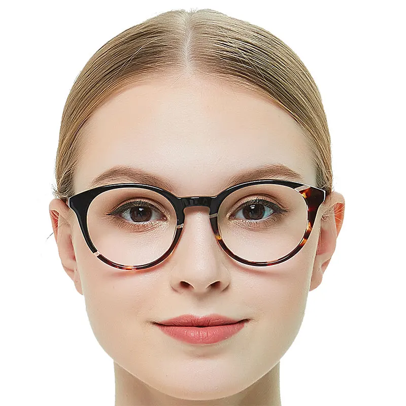 

Fatigue Prevention Reading Spectacles Frame Women Office Myopia Eyeglasses Frames Clear Nerd Optical Eyewear MARE AZZURO OC7101
