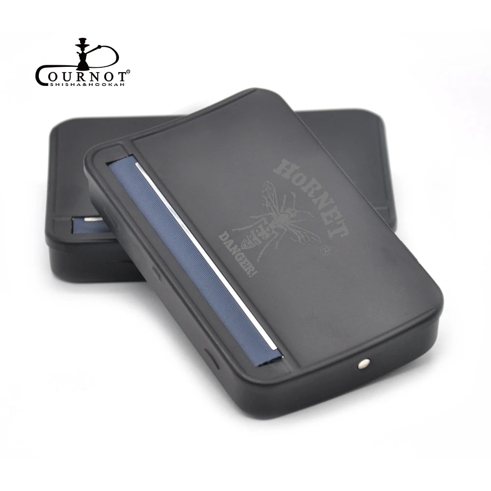 

HORNET High Quatity 110MM Black Metal Rolling Machine Case Rolling Machine Box for 110mm papers Handroller Cigarette Maker