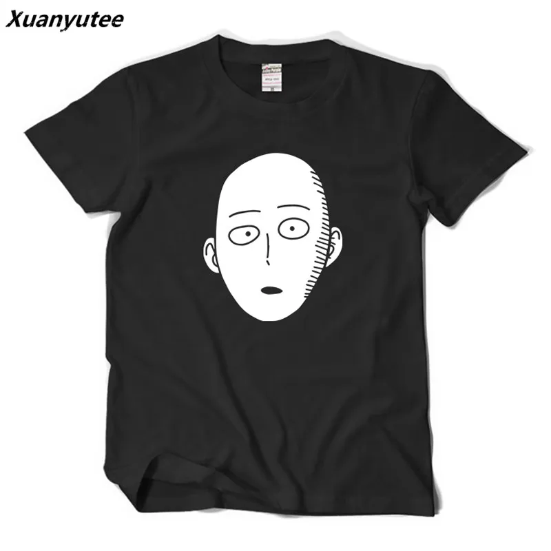 Xuanyutee летняя футболка Homme For Saitama One Punch Man аниме Fan Lover хлопковая Футболка с круглым