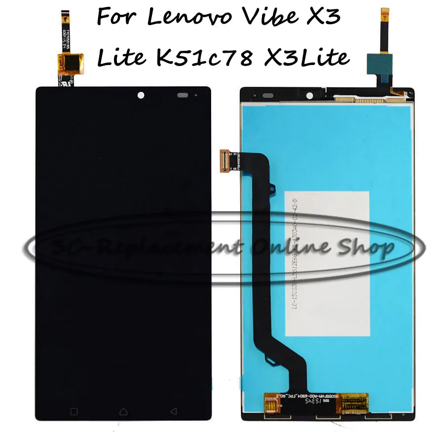 ЖК дисплей + TP Для Lenovo K4 Note A7010a48 A7010 Vibe X3 Lite K51c78 X3Lite сенсорный экран дигитайзер