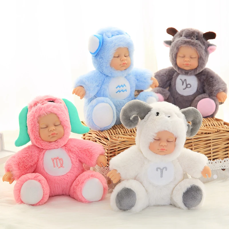 Kawaii 12 созвездий Bjd Bebe спящие куклы Мягкие плюшевые игрушки для детей
