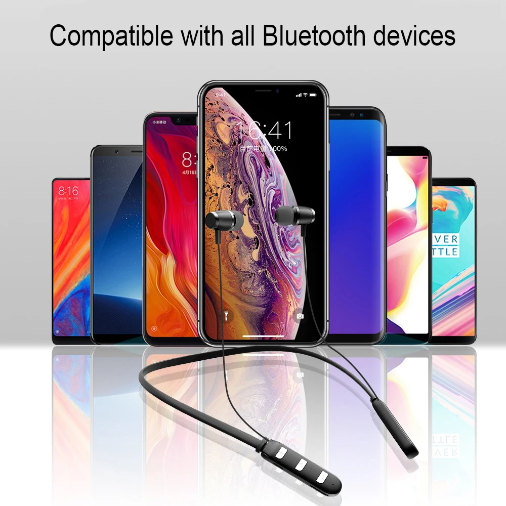 DioIono Беспроводные спортивные bluetooth наушники беспроводные длинная музыка время