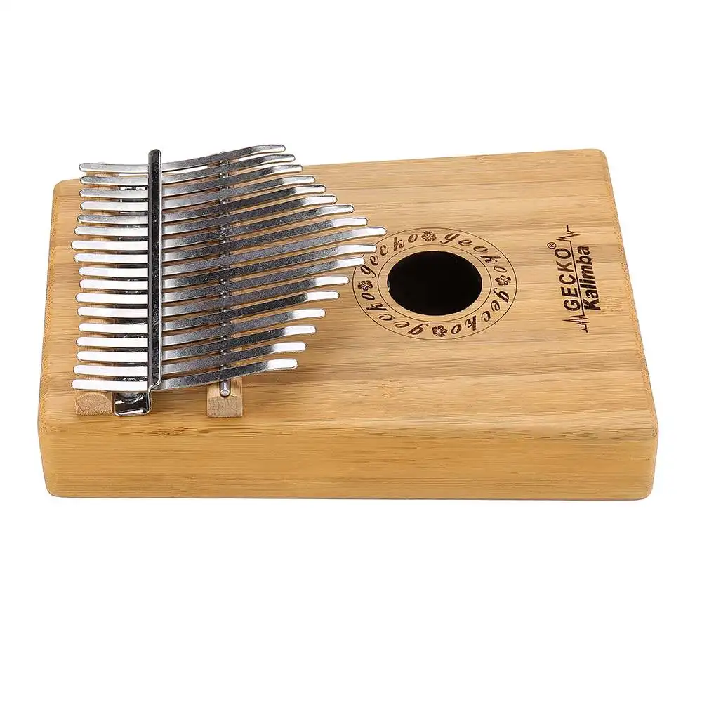 K17BA 17 клавиш Экзотический стиль Kalimba Bamboo B тон большой палец пианино палец поставка Мелодия молоток обучение инструкция клавиатура Инструменты
