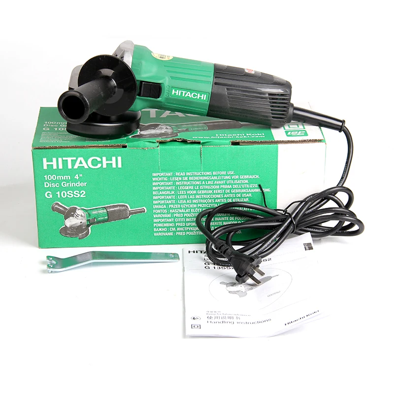 Hitachi угловая шлифовальная машина G10SS2 многофункциональная ручная металлический