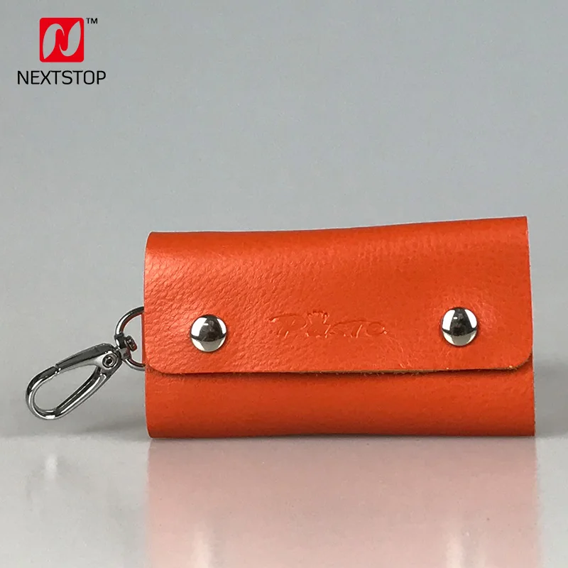 NEXTSTOP Brands Genuine Leather Women's Key Holder Fashion Soft Organizer Keychain Man Purse Clutch Wallets For 6 Keys Case | Багаж и