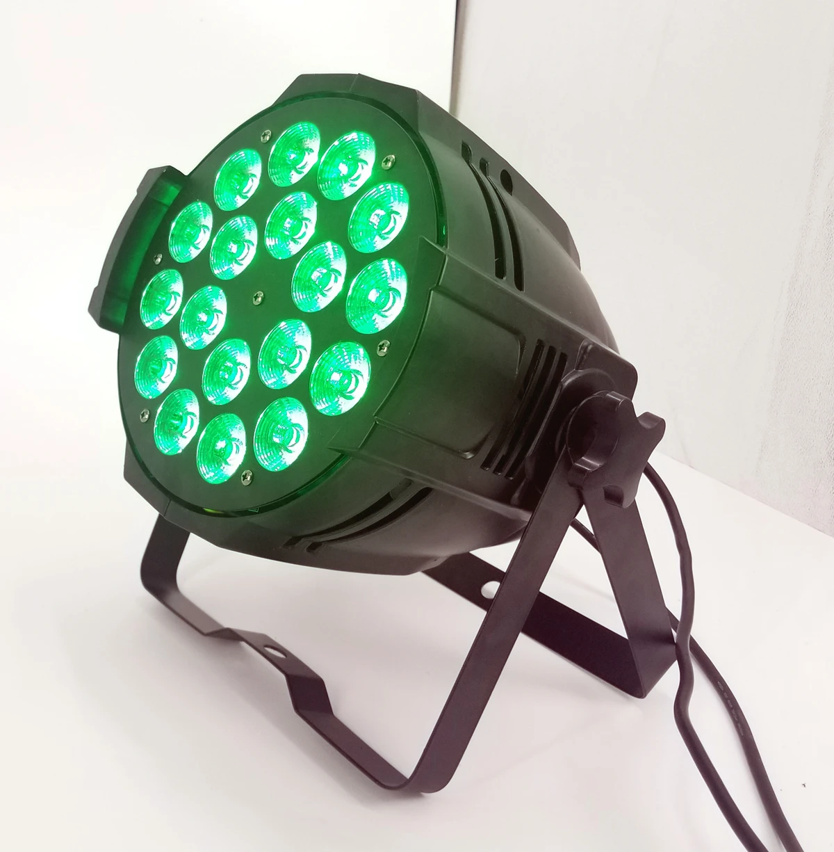 Светодиодный Par 18x18 Вт RGBWA UV 6в1 светодиодный Par свет DMX сценические огни деловые огни Профессиональный плоский параболический алюминиевый рефлектор для вечерние KTV дискотека
