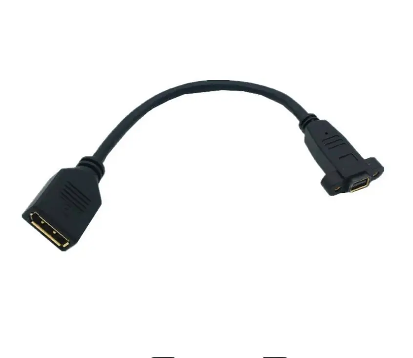 DisplayPort к Mini DisplayPortFemale гнездо панель крепление видео кабель адаптер F/F.