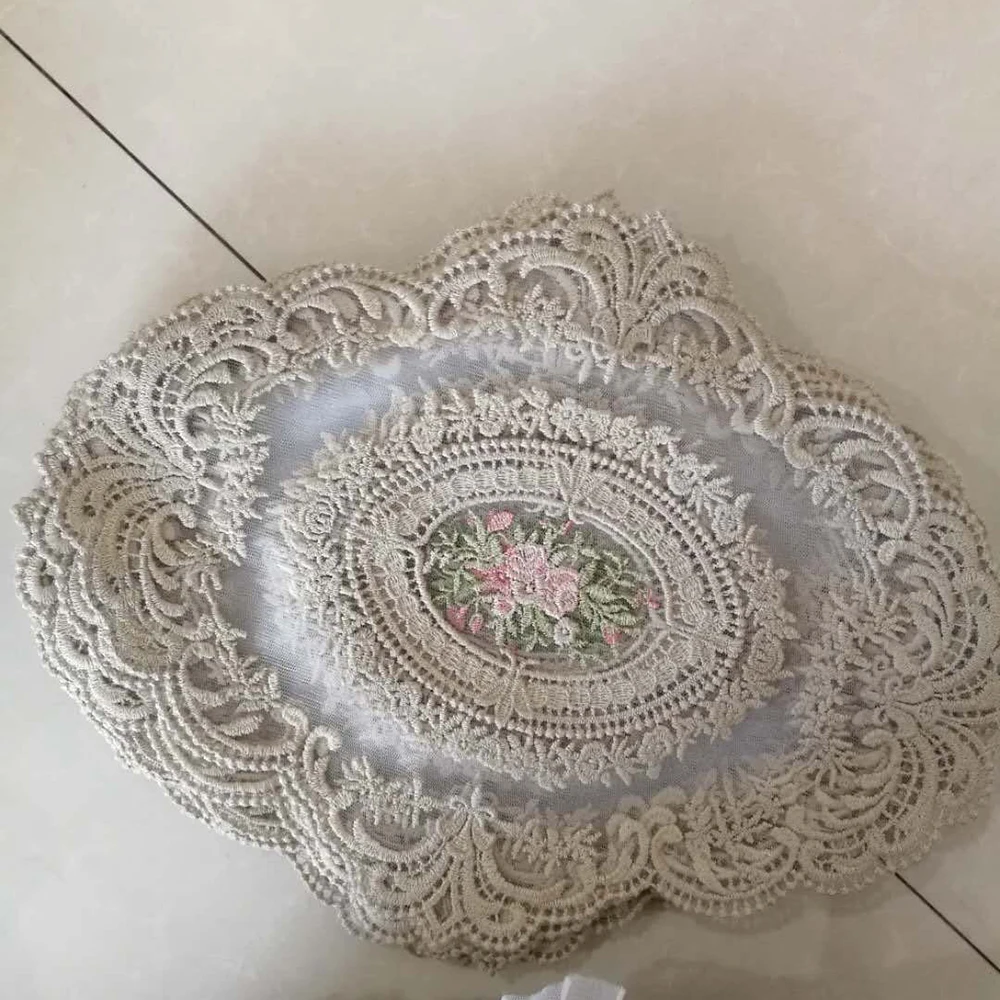 Lychee Life DIY 1 шт. диванная подушка вышивка кружева отделка водное решение кружевная