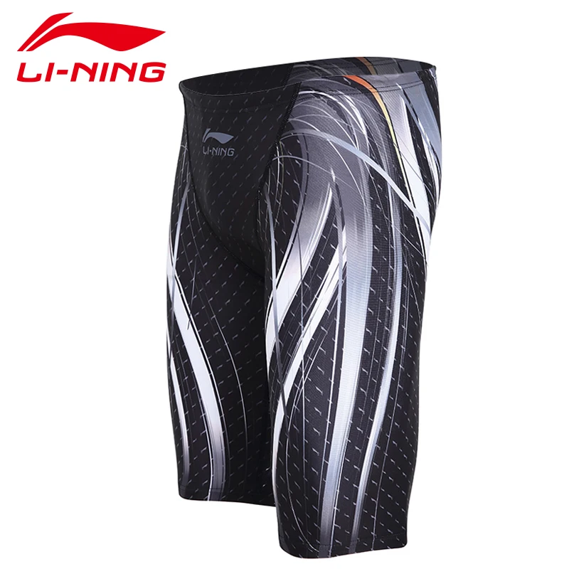 Новинка LI-NING профессиональные мужские плавательные трусы одежда для плавания