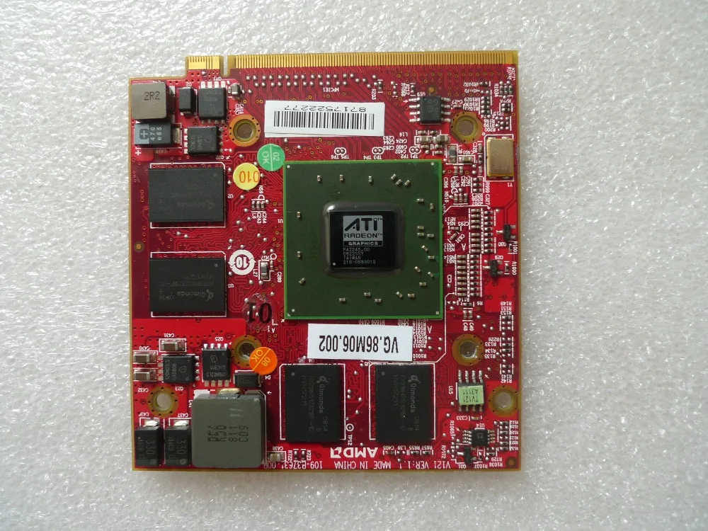 Для ноутбука Acer Aspire 5710G 5920G 6530G 6920G для ATI Mobility Radeon HD 3650 HD3650 DDR3 256 Мб MXM II