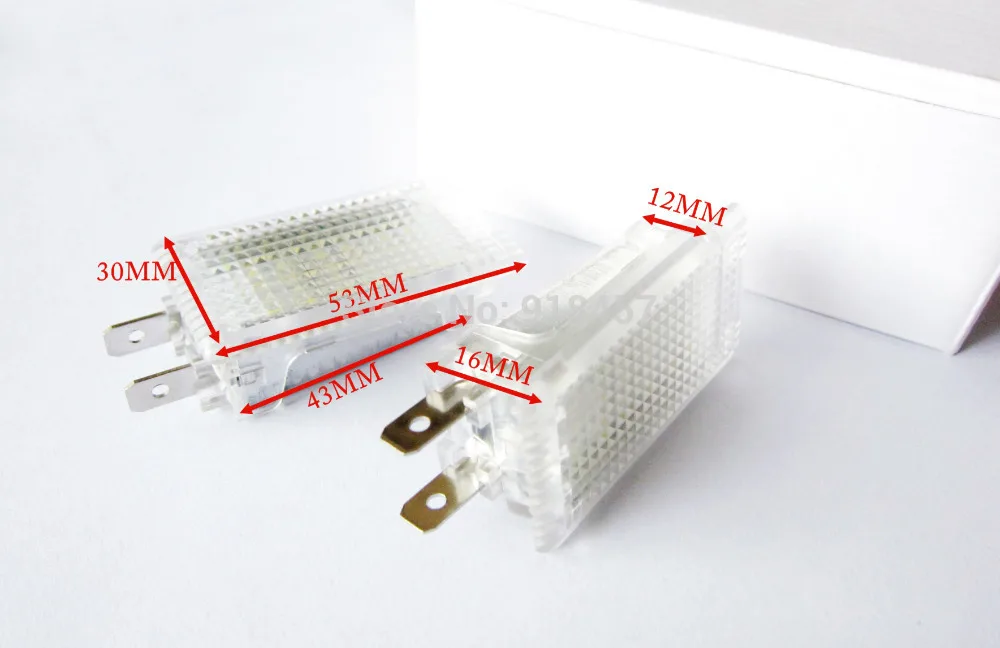 2 шт. светодиодный Чемодан багажник фонарь для багажника Защитные чехлы сидений