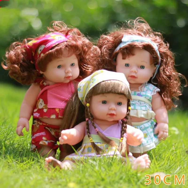 Умные куклы с голосом для детей 30 см супер милые мягкие резиновые игрушки умная