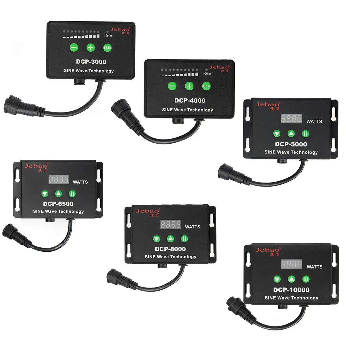 Jebao/Jecod DCP серии 3500-20000 скорость потока Maring DC синусоидальный возврат погружной водяной насос с контроллером
