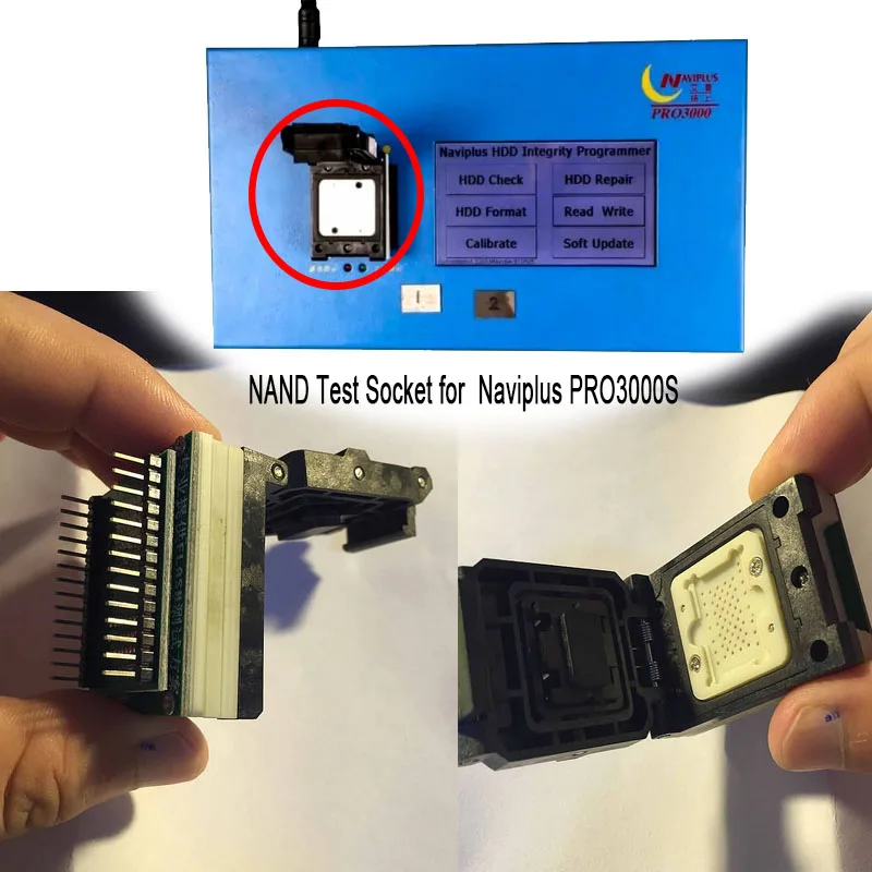 Переходник PHONEFIX LGA52 LGA60 штырьковый зонд для вспышки HDD Ремонтный программатор