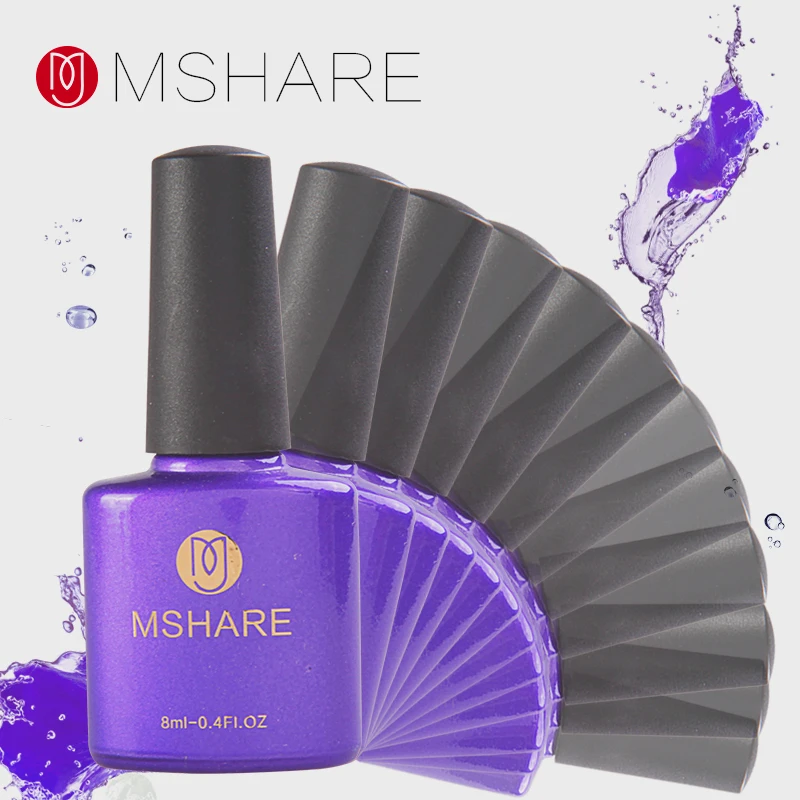 MSHARE 8 мл Гель-лак для ногтей долговечный чехол полировки немецкий материал