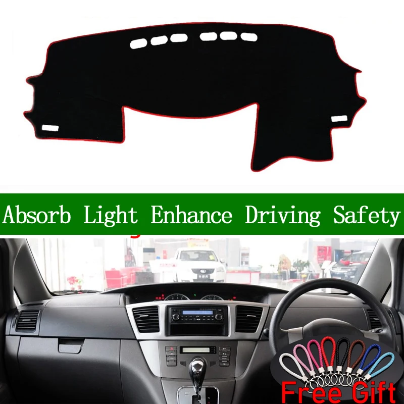 

For great wall V80 COWRY 2008 2009-2013 Right Hand Drive Dashboard Cover Car Stickers Sun Shade Dash Mat Interior Accessories