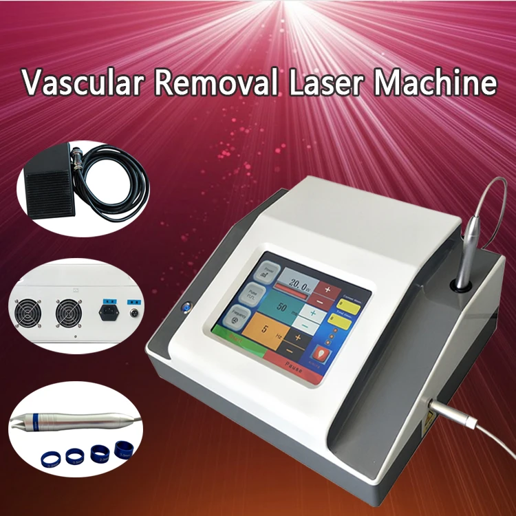 

2019 Portable 980nm spider vein removal machine diode vascular therapy machine with two years free warranty CE DHL
